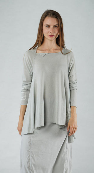 PRE-ORDER - Lightweight Pullover in Grey Offwhite