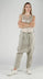 PRE-ORDER -  Linen Drop Crotch Trousers in Dust Sparkle