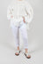 Linen Geisha Pants in White