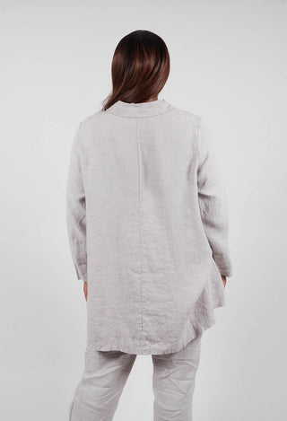 Linen Shirt in Light Grey