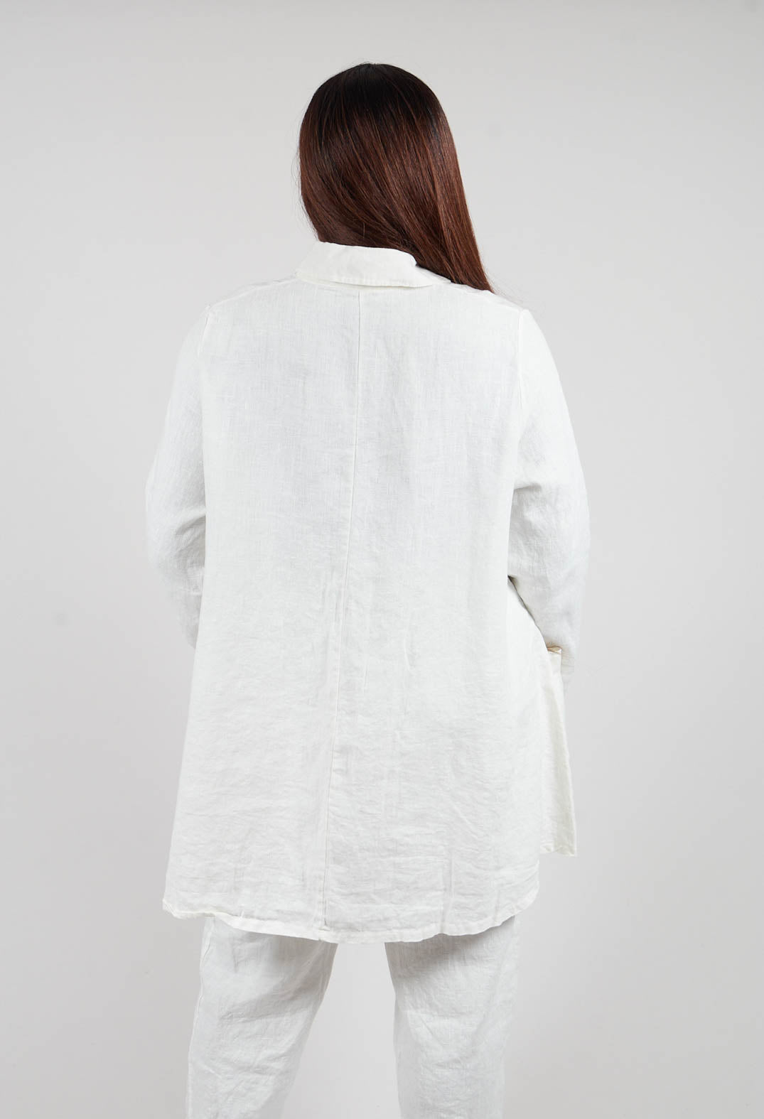 Linen Shirt in Off White