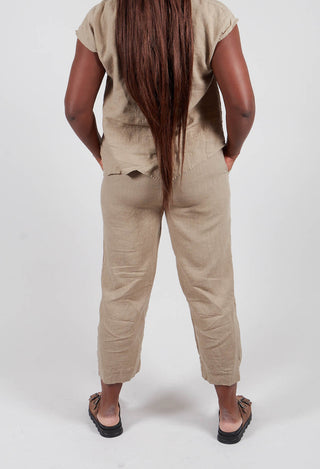 Linen Trousers in Putty