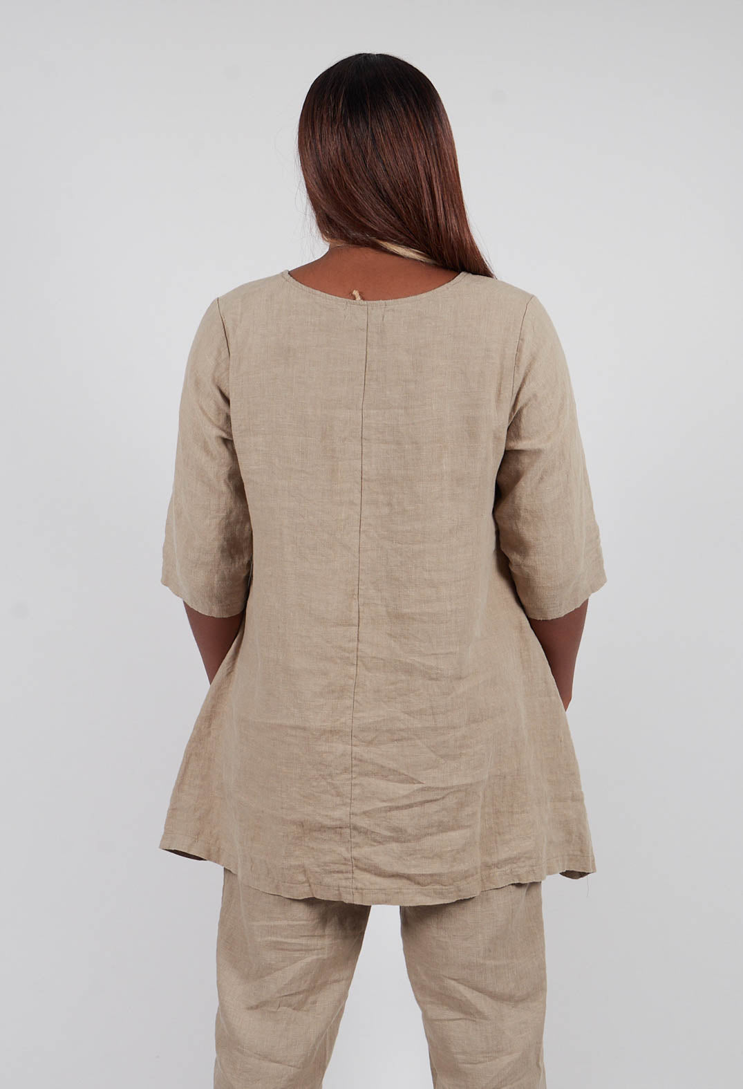 Linen Tunic in Putty