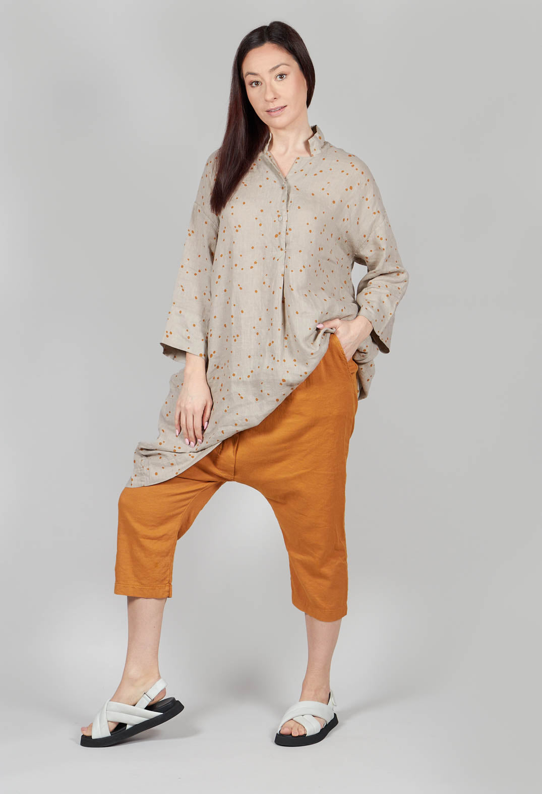 Lippia D Trousers In Ambra