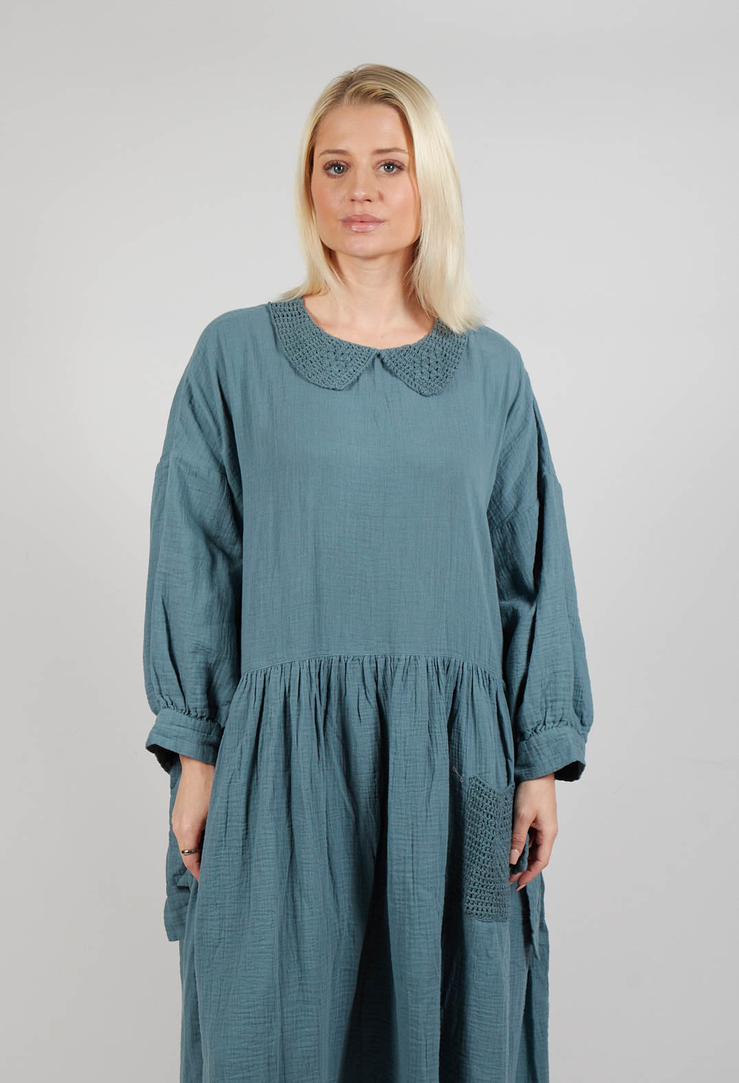 Lise Lott Dress in Storm Blue