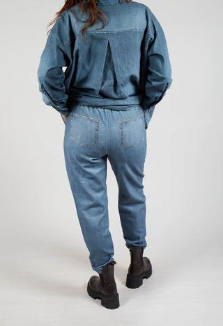 Long Geishan Trousers in Denim