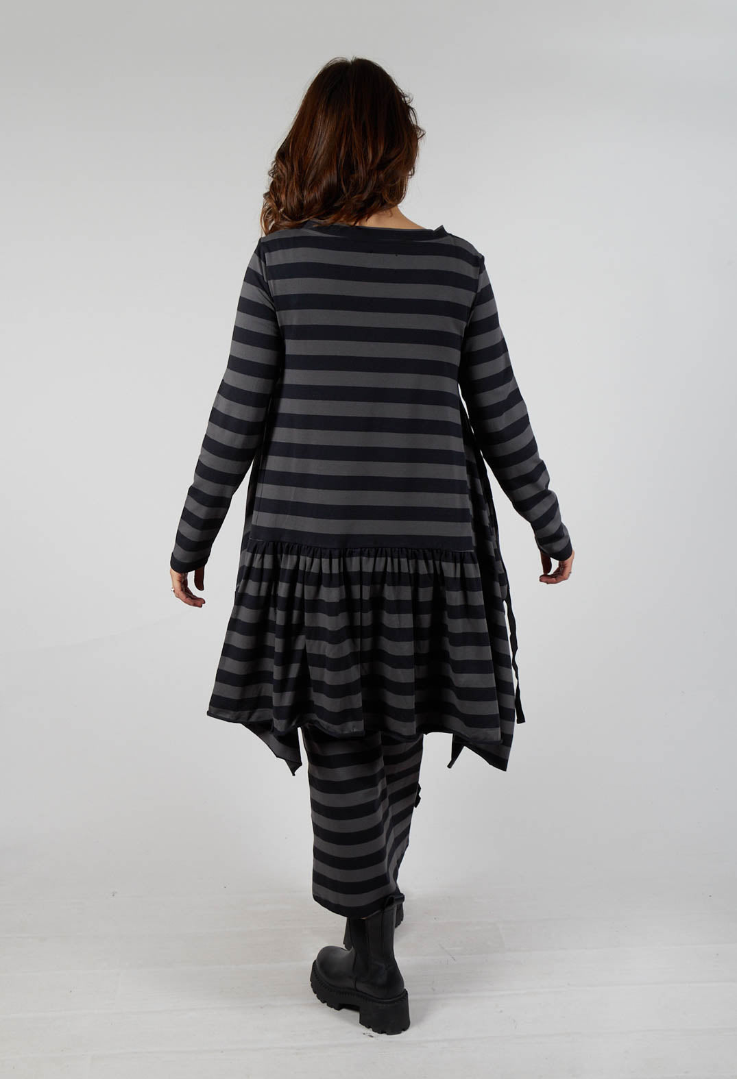 Long Ribbon Jacket in Stripe