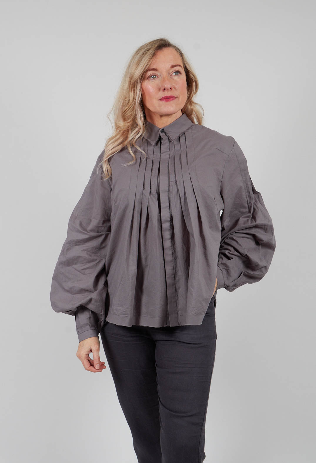 Long Sleeve Shirt in Anthracite