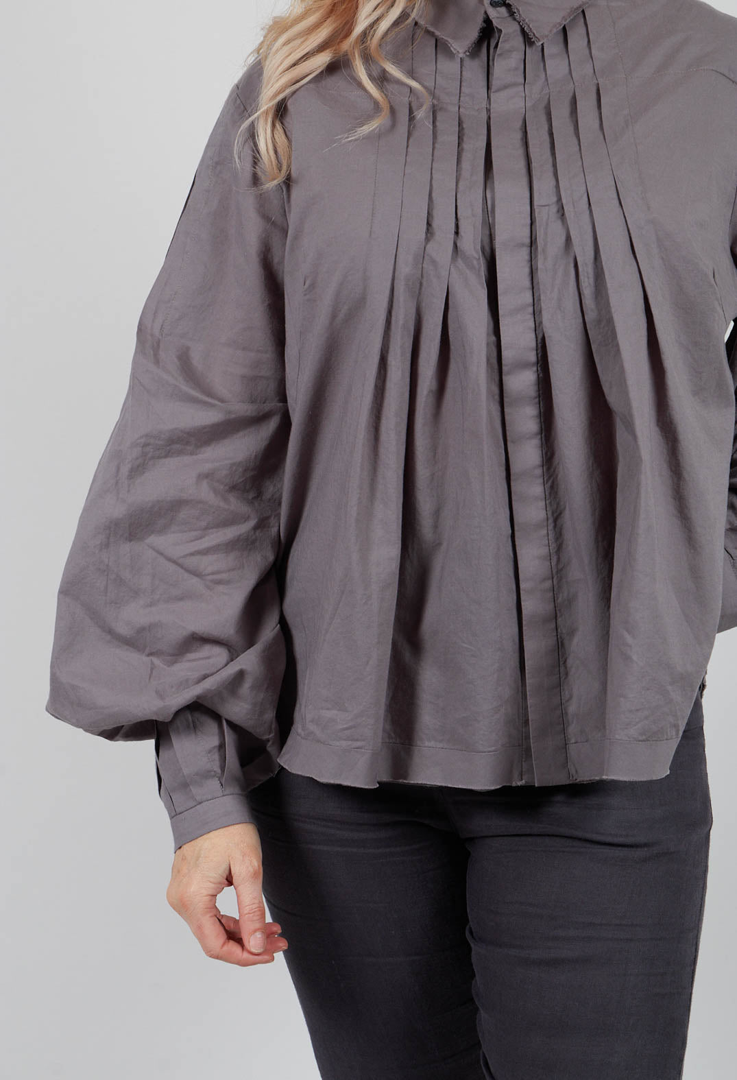 Long Sleeve Shirt in Anthracite