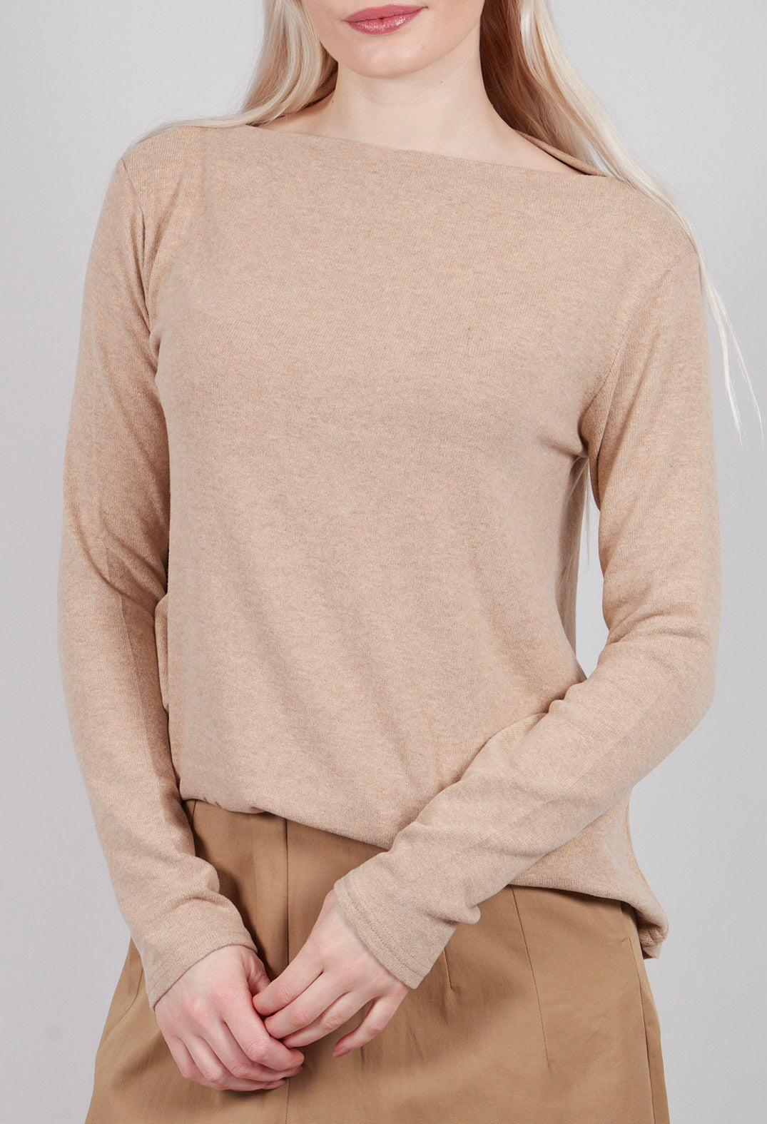 Long Sleeve T-Shirt in Sand