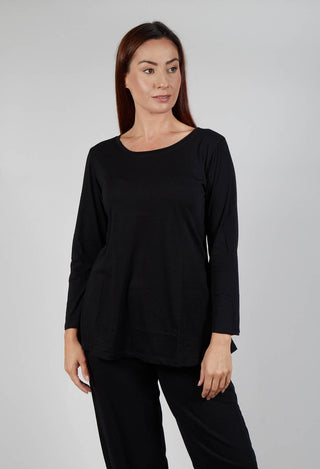 Long Sleeve Top in Black