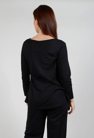 Long Sleeve Top in Black