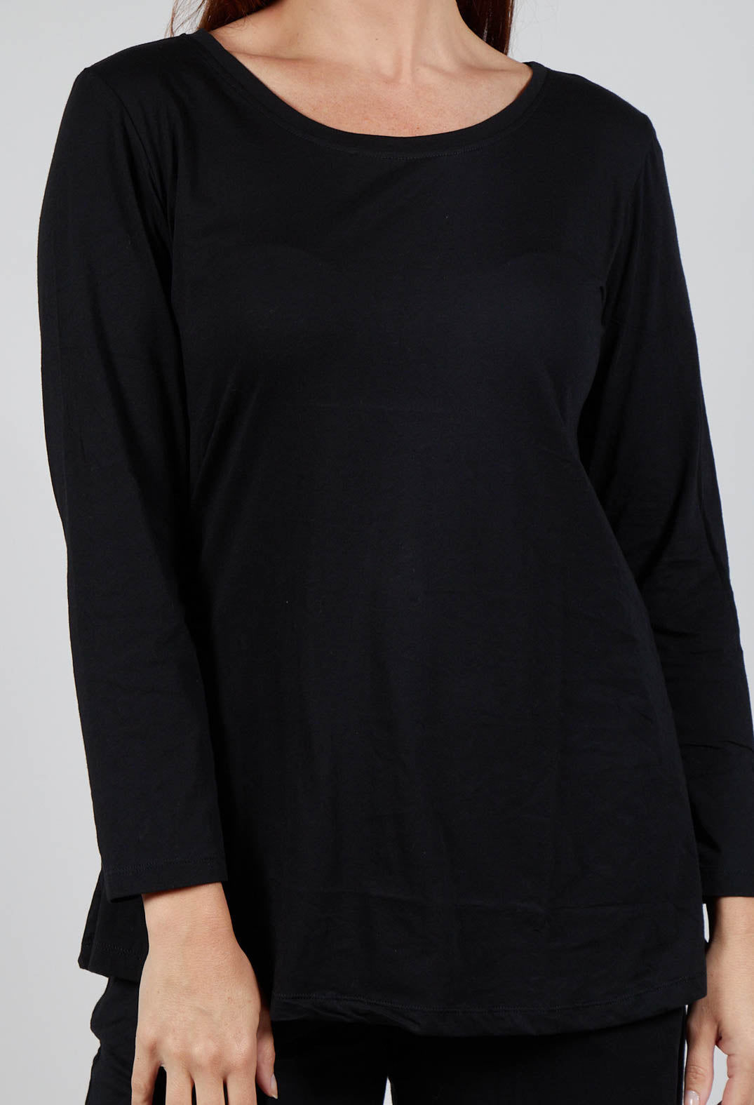 Long Sleeve Top in Black