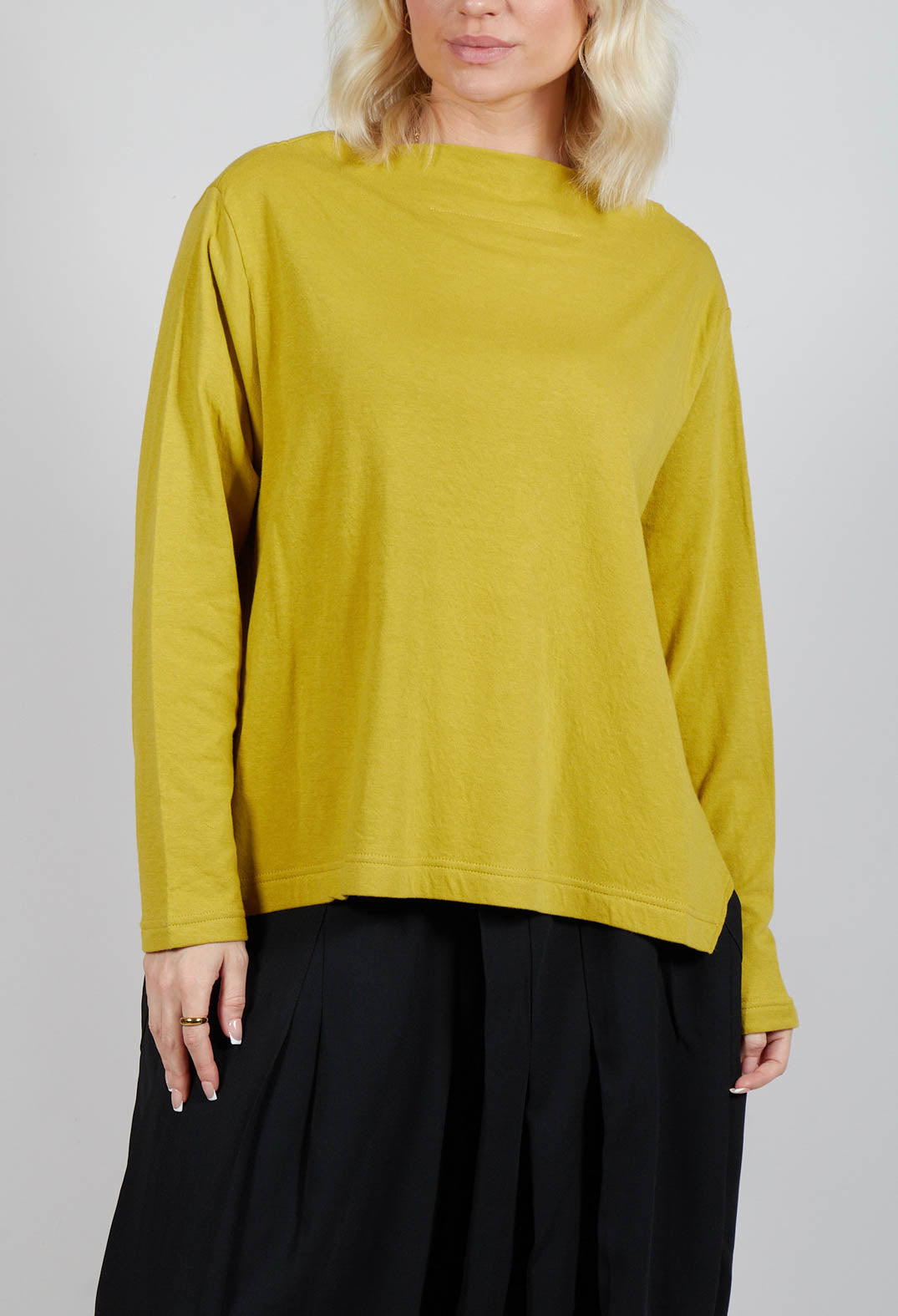 Long Sleeve Top in Mustard