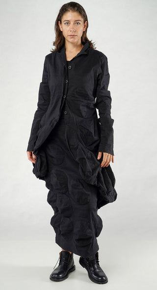 PRE-ORDER -  Longline Bubble Coat in Asteroid (Pictured in Black)