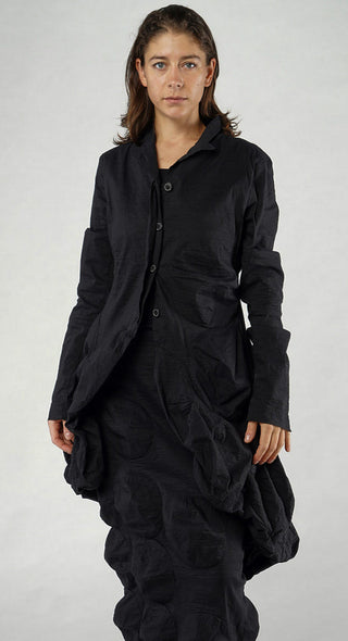 PRE-ORDER -  Longline Bubble Coat in Asteroid (Pictured in Black)