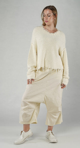 PRE-ORDER -  Longline Relaxed Jumper in Dust (Pictured in Galaxy)