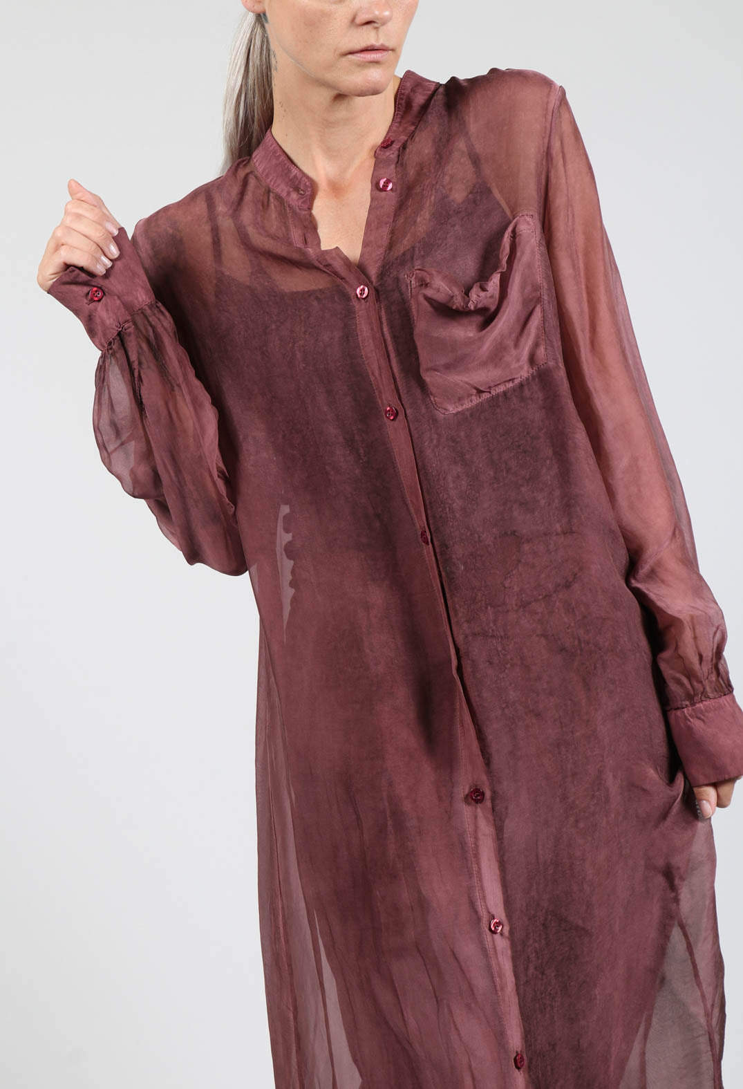 Sheer 2024 longline shirt