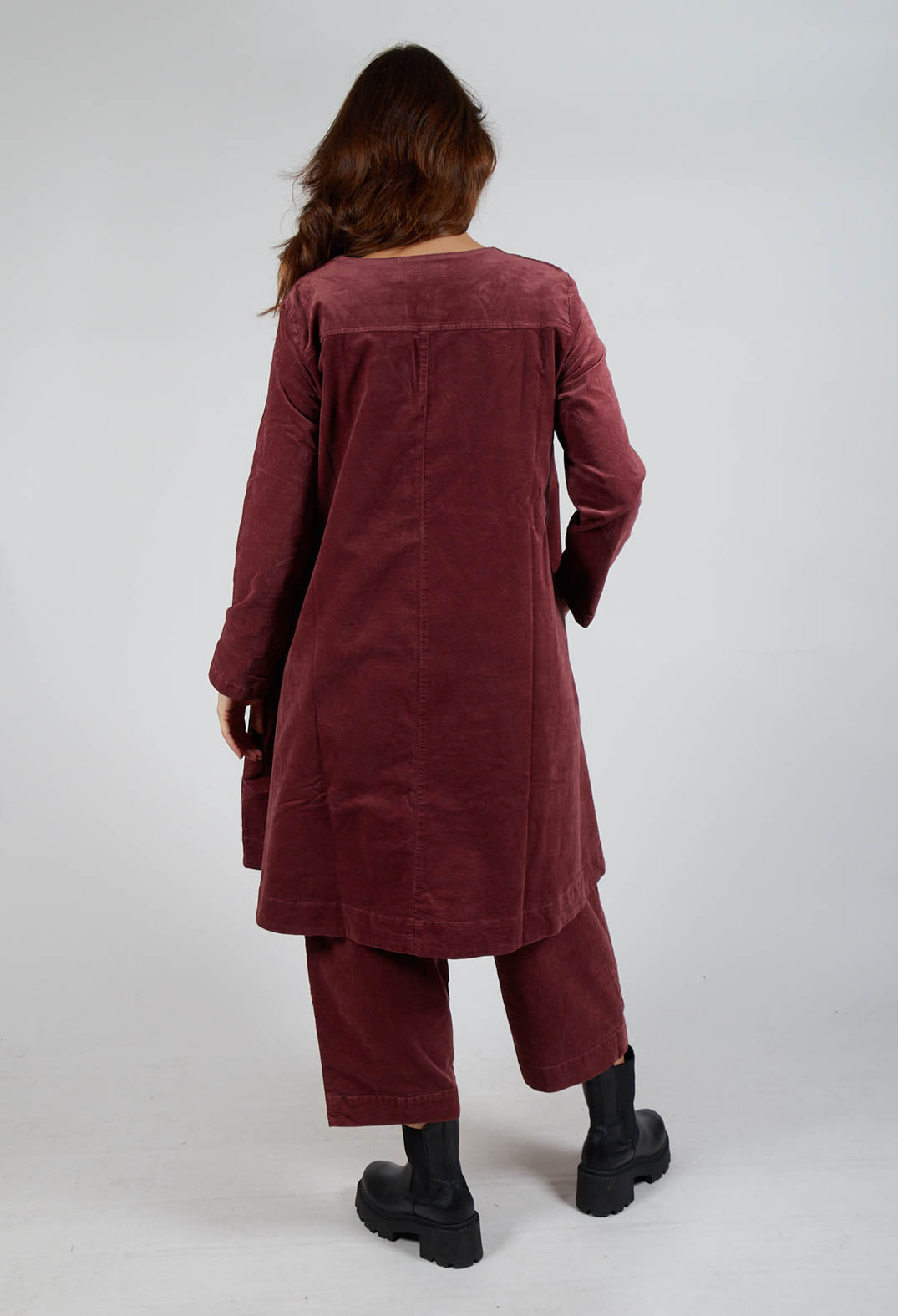 Longline Tunic in Intense Rust