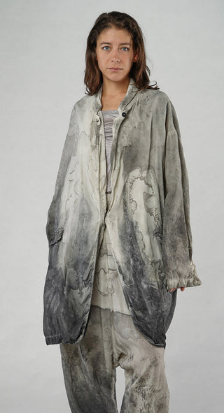 PRE-ORDER -  Loose Fit Coat in Moon Pigment (Pictured in Asteroid Pigment)