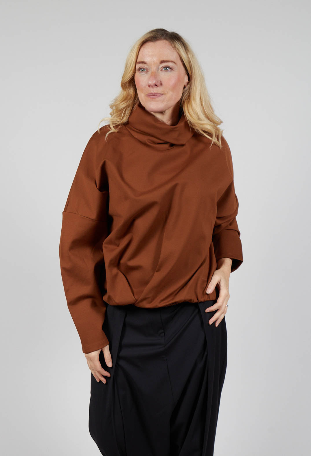 Lucia Jumper in Cuoio