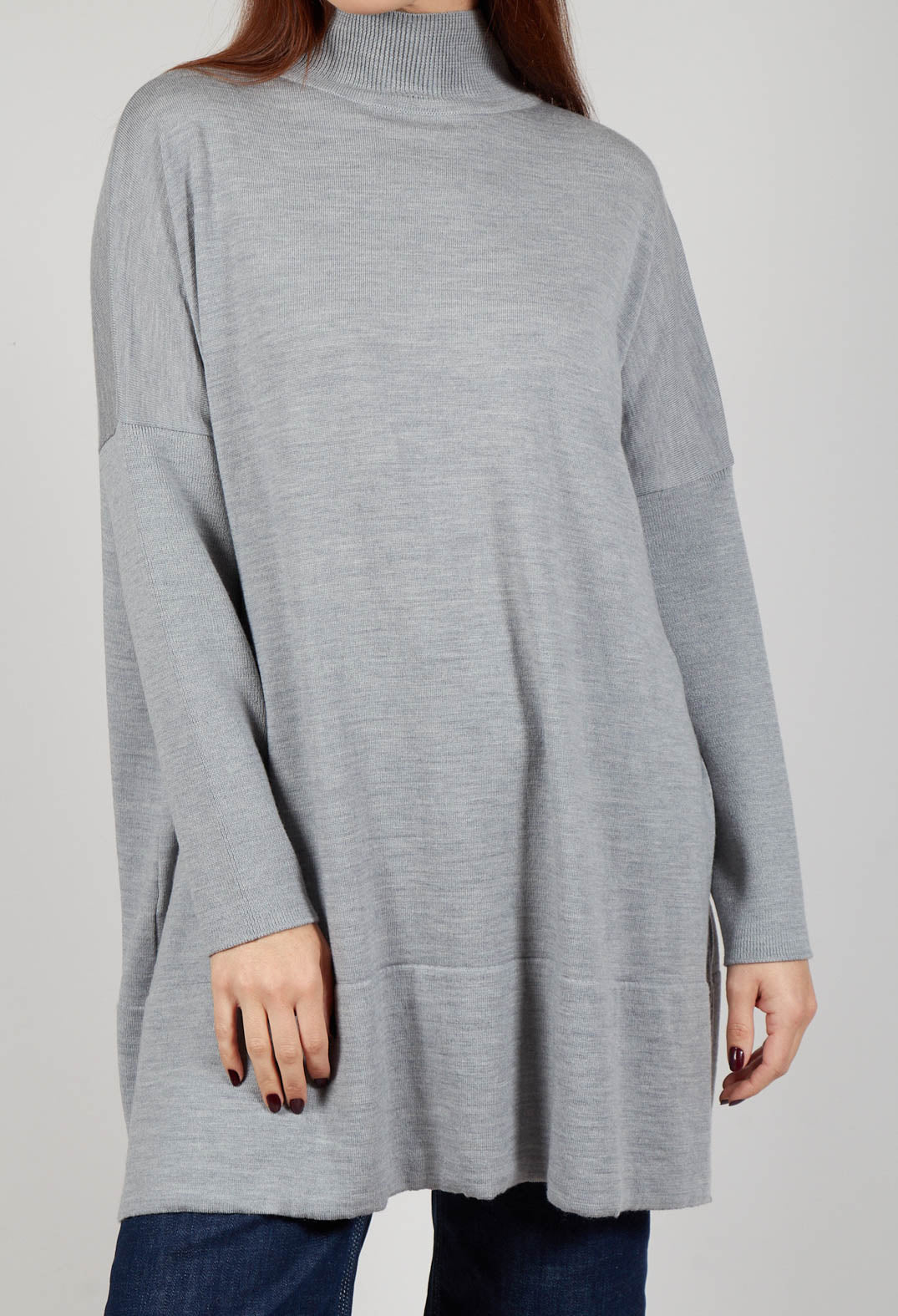 Max Jumper Dress in Stone