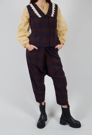 Majvi Trousers in Check