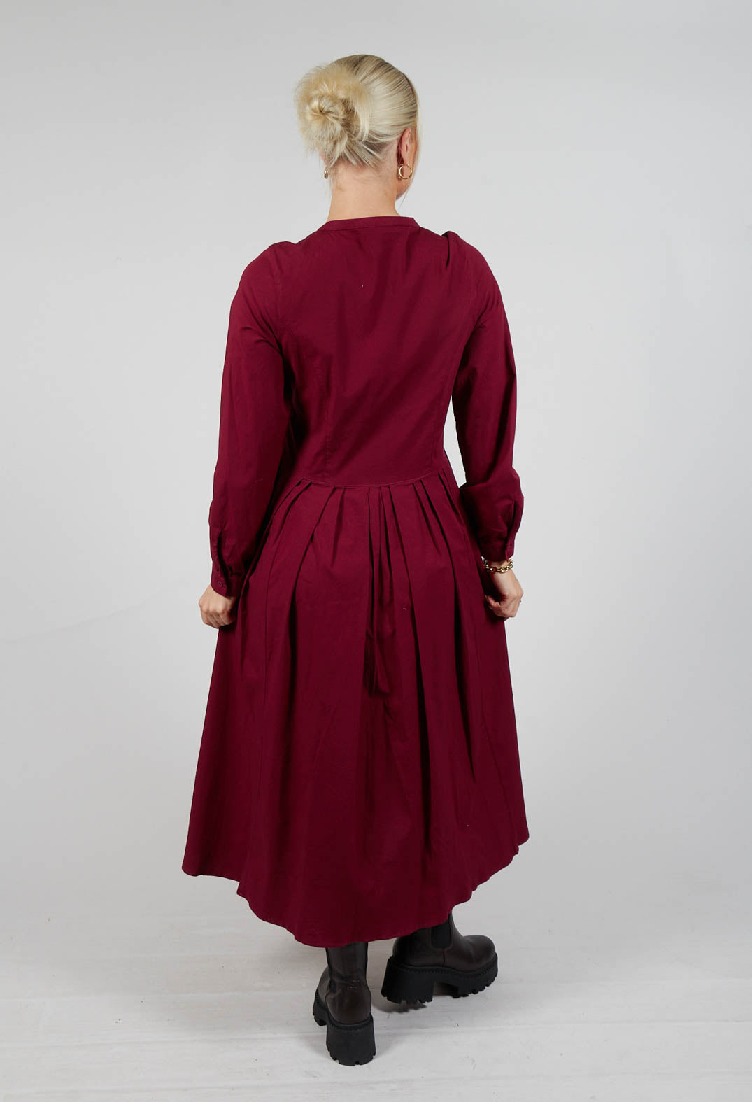 Maleha Dress in Scarlet