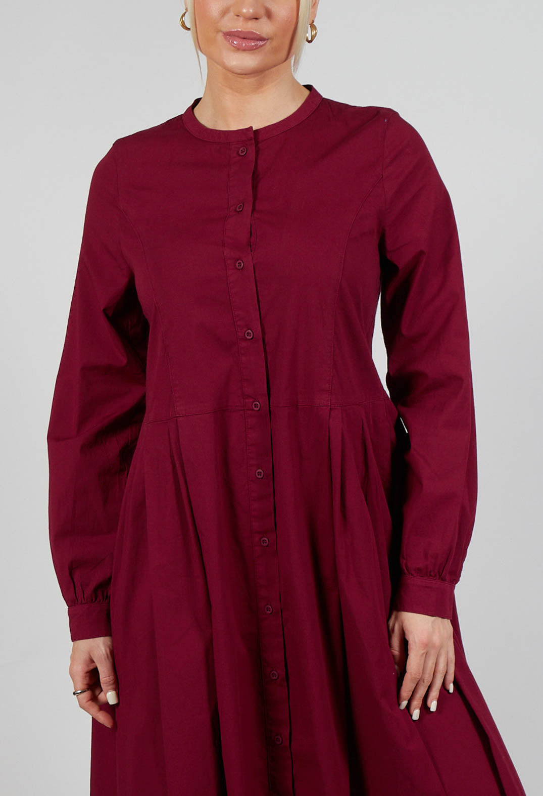 Maleha Dress in Scarlet