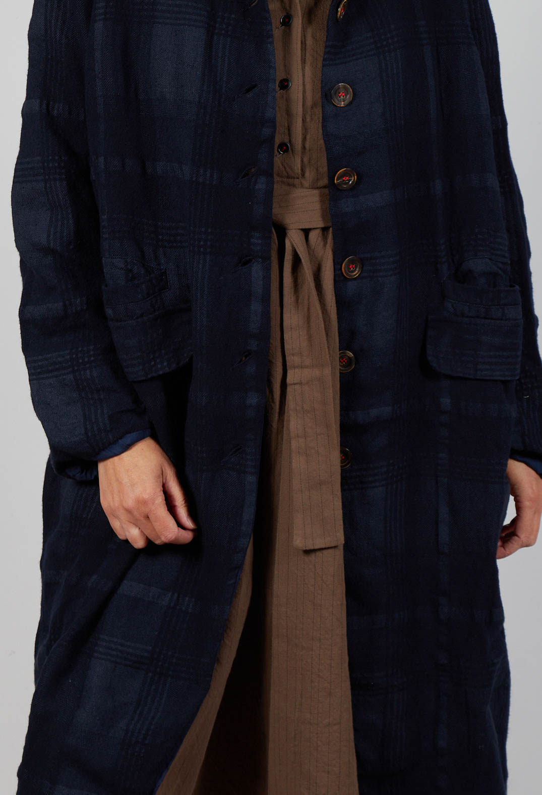 Manfreda Coat in Navy