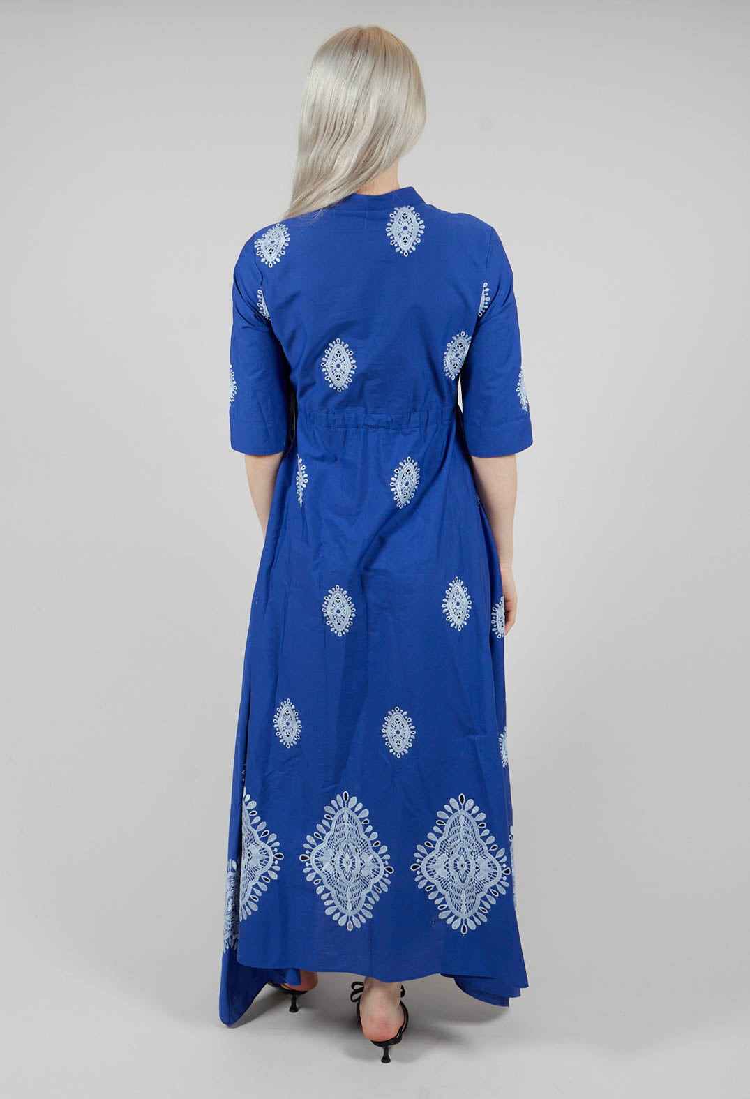 Margherita Dress in RIC BLU