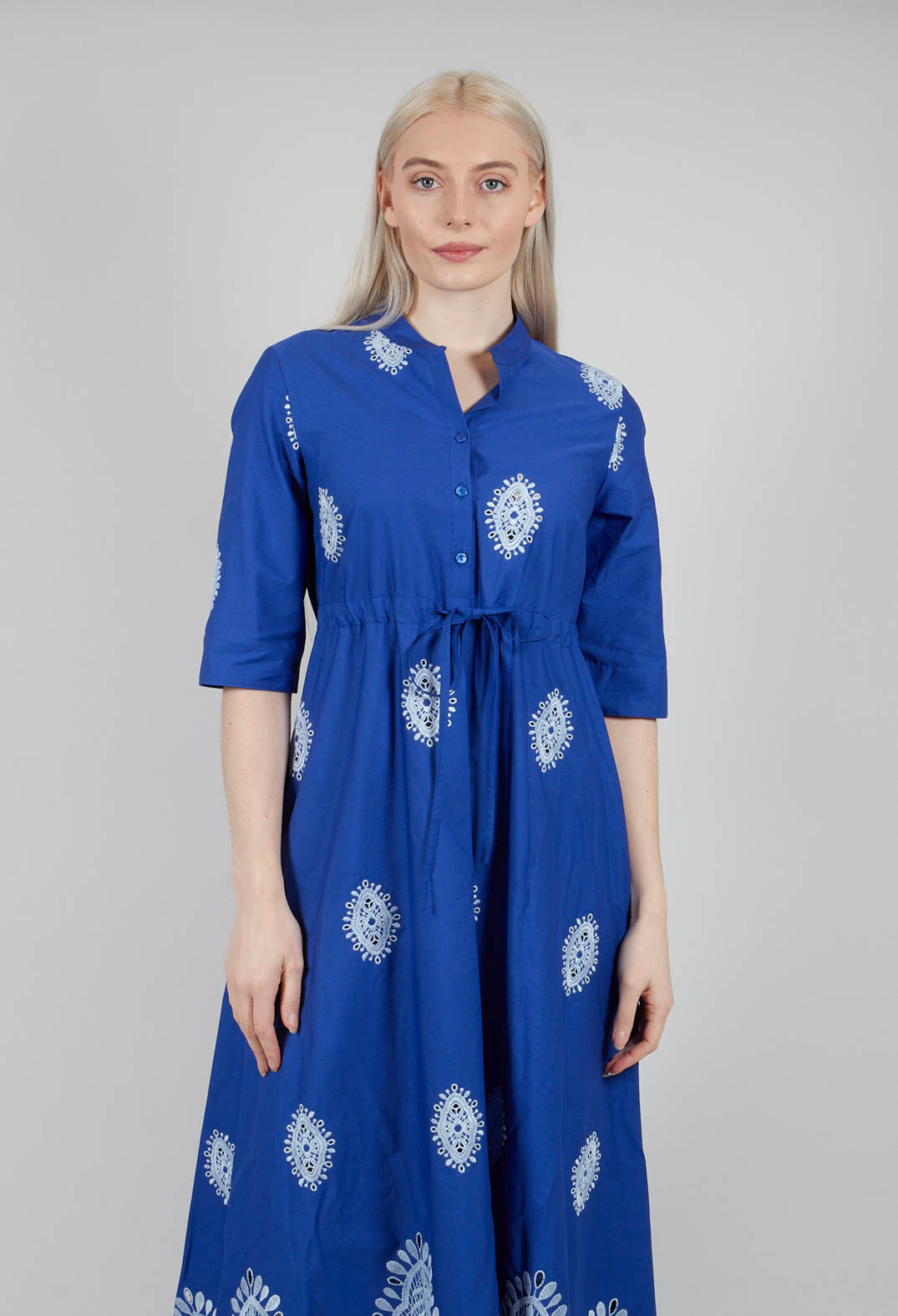 Margherita Dress in RIC BLU