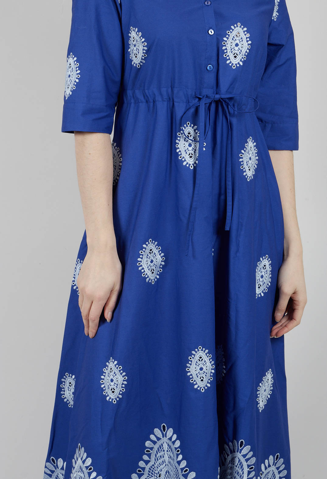 Margherita Dress in RIC BLU