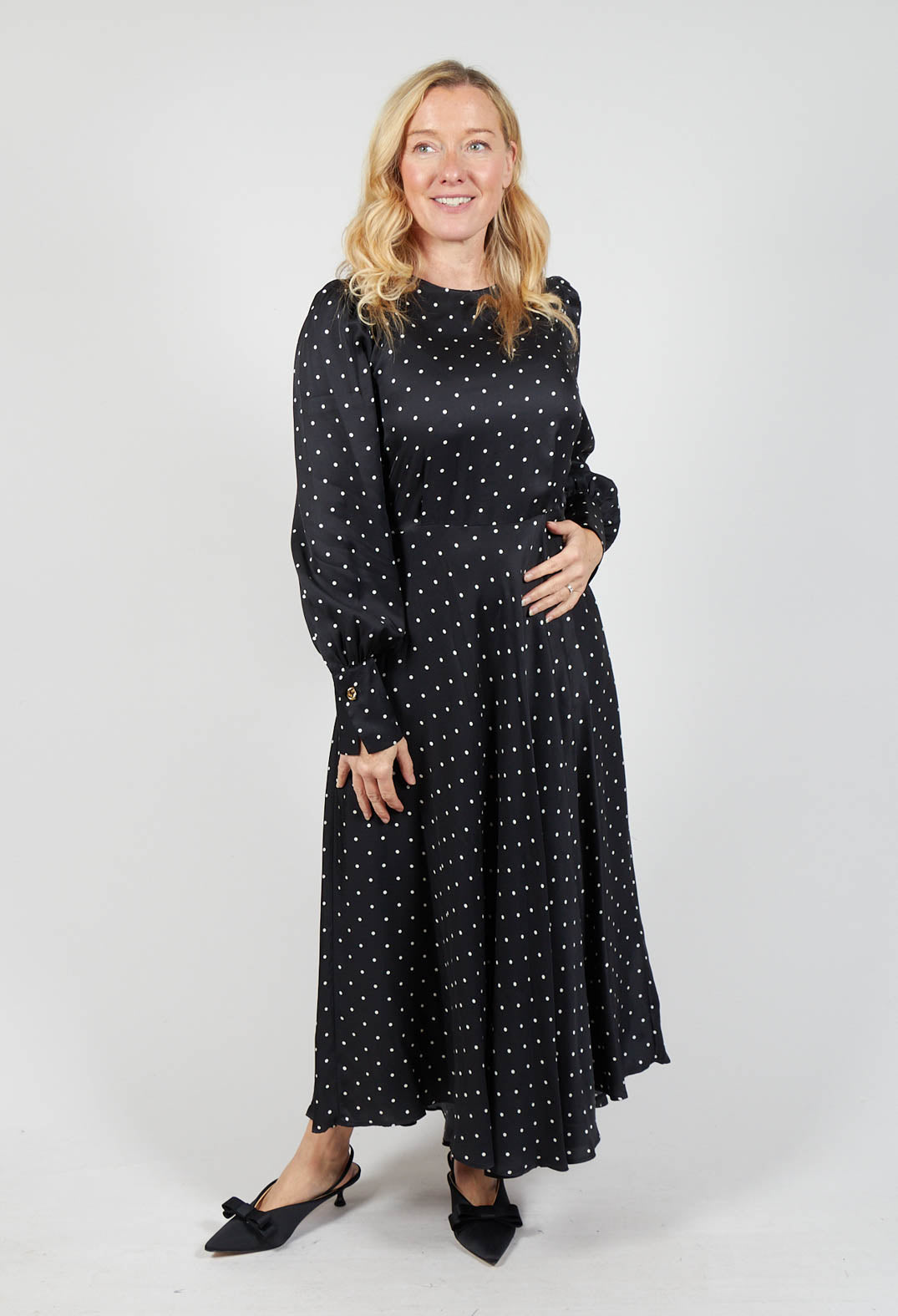 Polka dress online hotsell