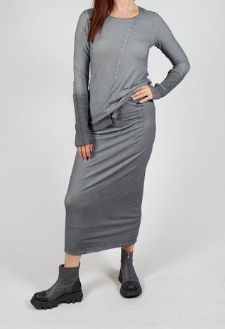 Maxi-Length Bodycon Skirt in Pencil Cloud