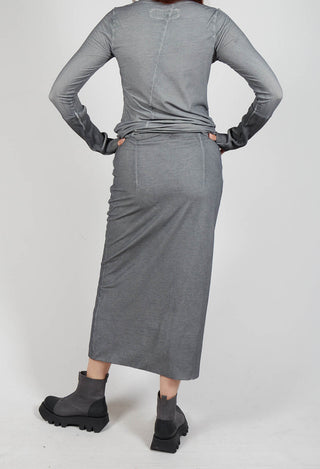 Maxi-Length Bodycon Skirt in Pencil Cloud