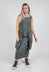 Maxi Length Dress with Statement Pockets in Pencil Cloud