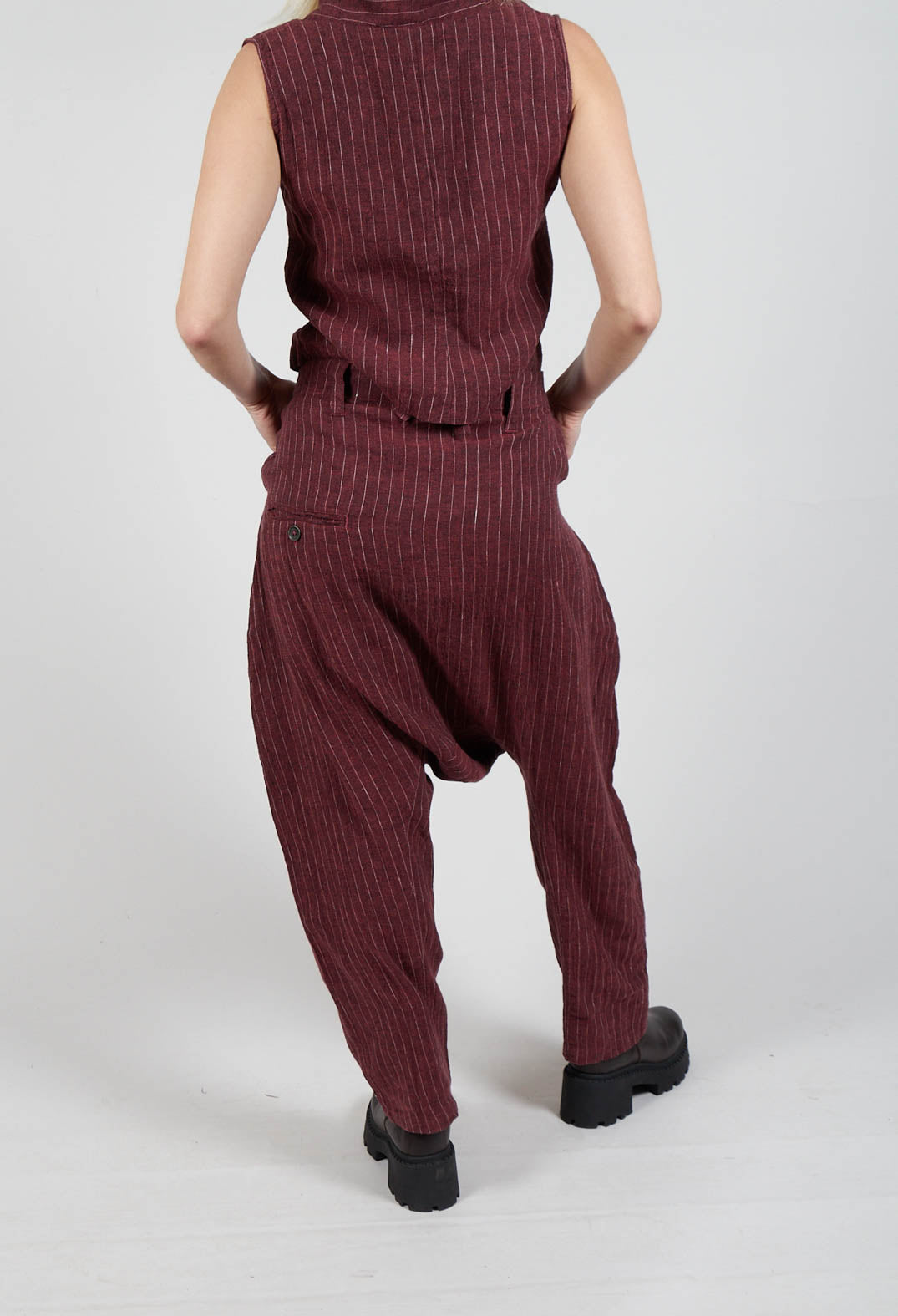 Merja Trousers in Burgundy