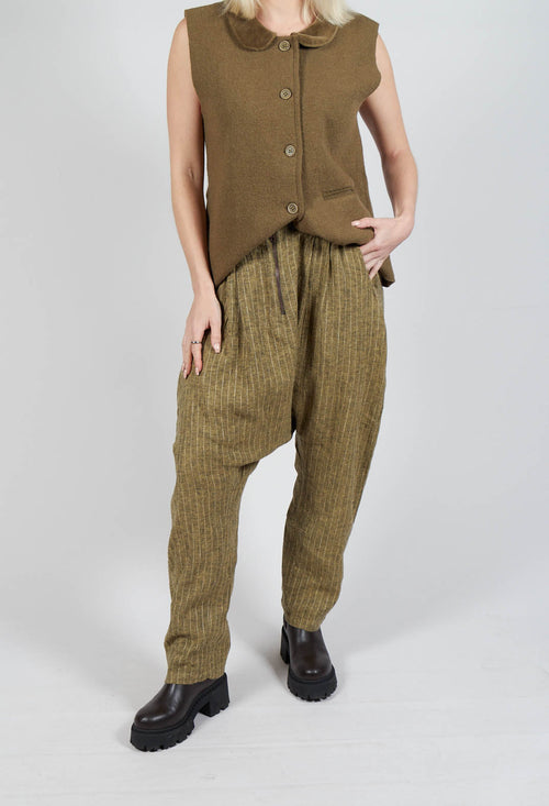 Merja Trousers in Dark Ecru