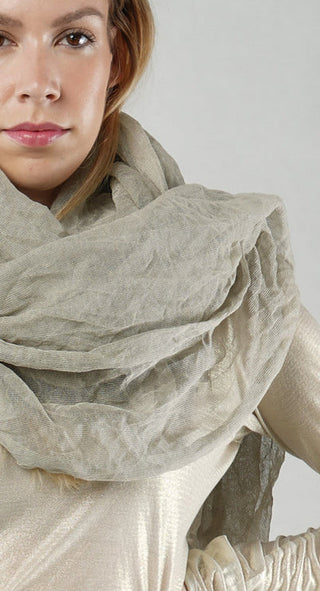 PRE-ORDER -  Mesh Scarf in Blackmel (Pictured in Dust Mel)