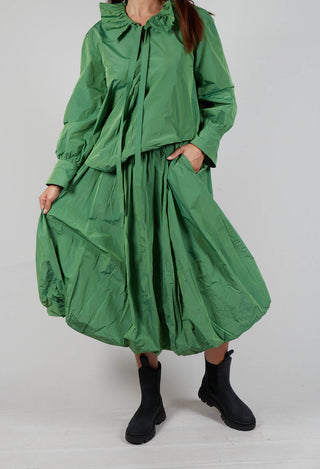 Midi Skirt in Apple Green