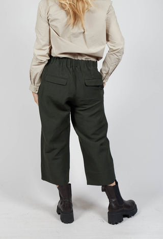 Military Style Culottes in Forest