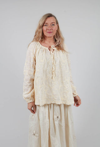 Mirella Blouse in Cream