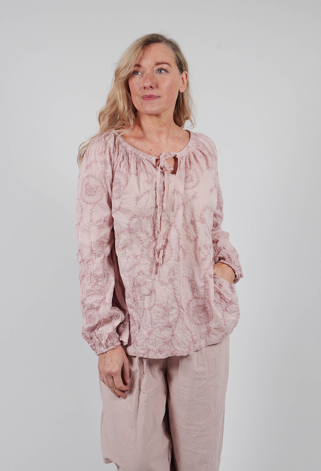 Mirella Blouse in Pale Mauve