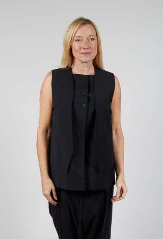 Monteurano Waistcoat in Nero