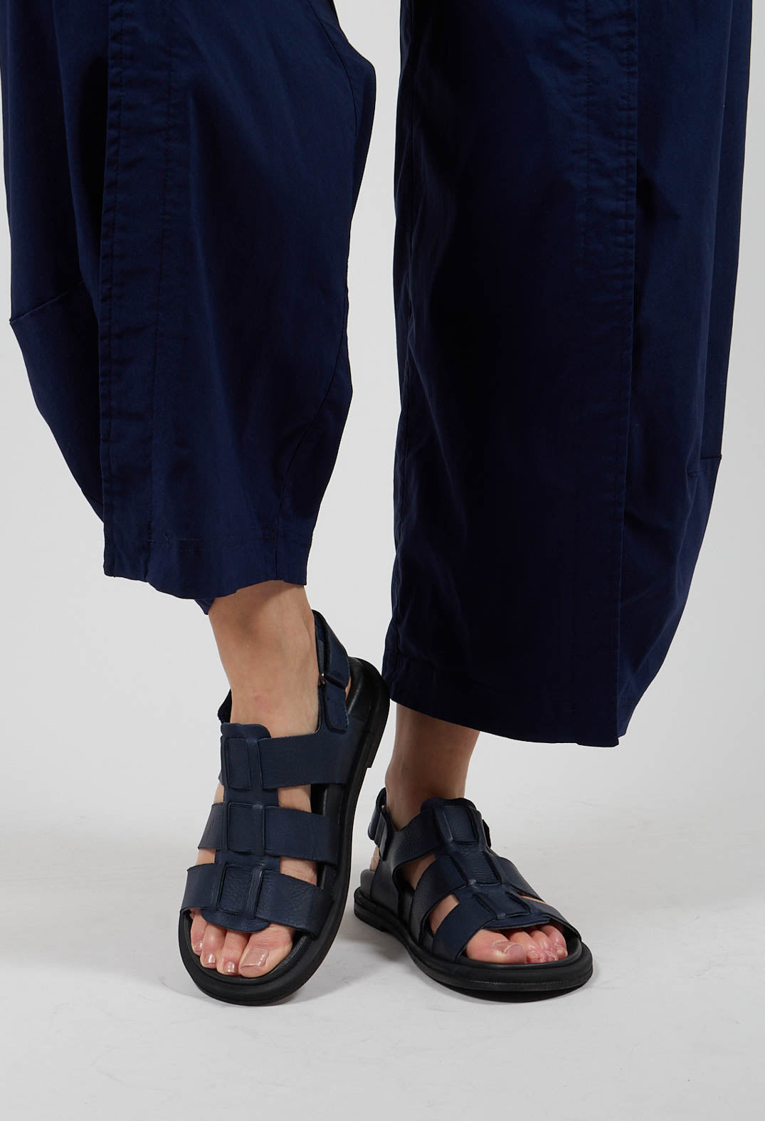 Multi Strap Sandals in Gasoline Nautica