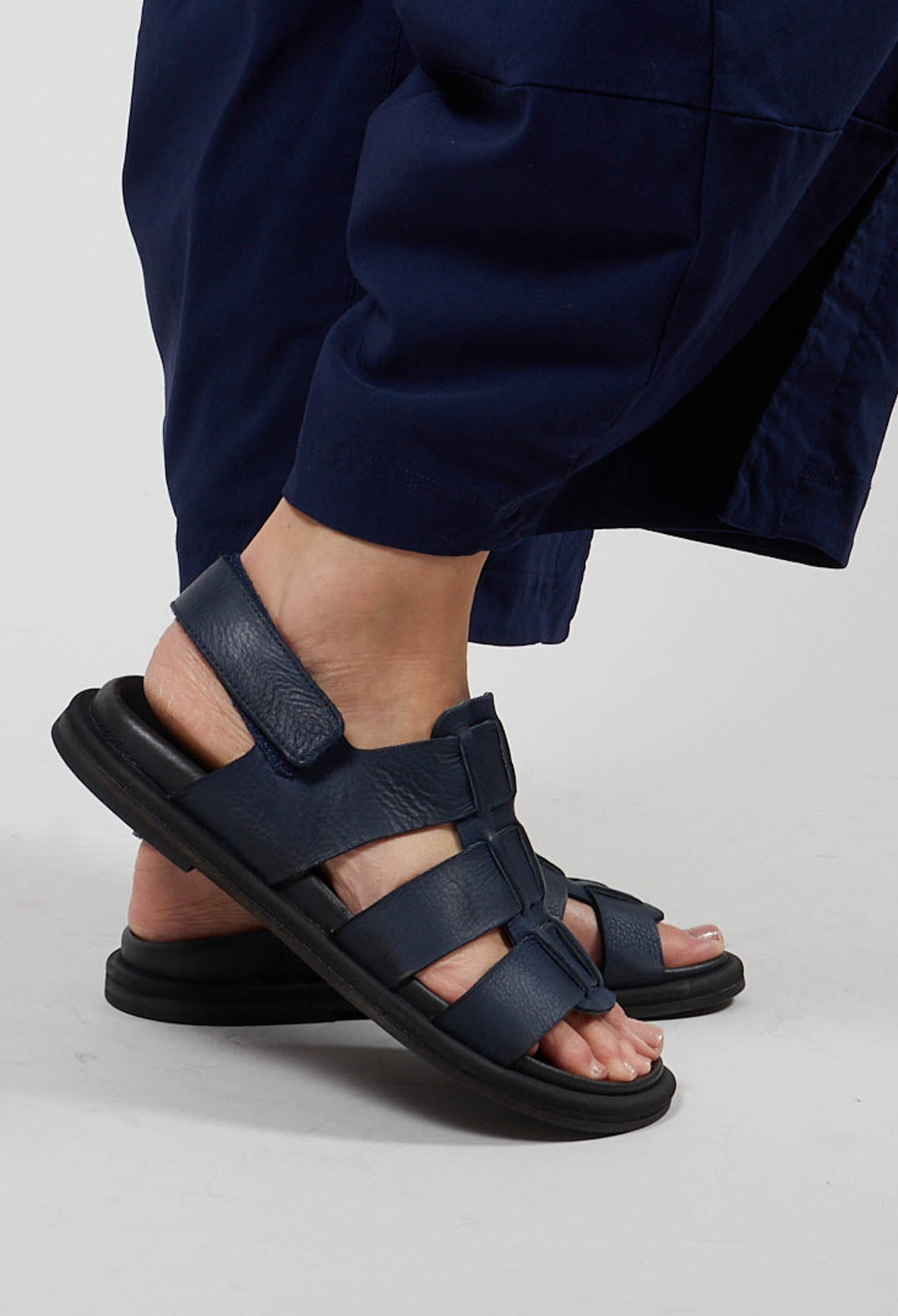 Multi Strap Sandals in Gasoline Nautica