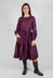 Nadia Dress in Plum