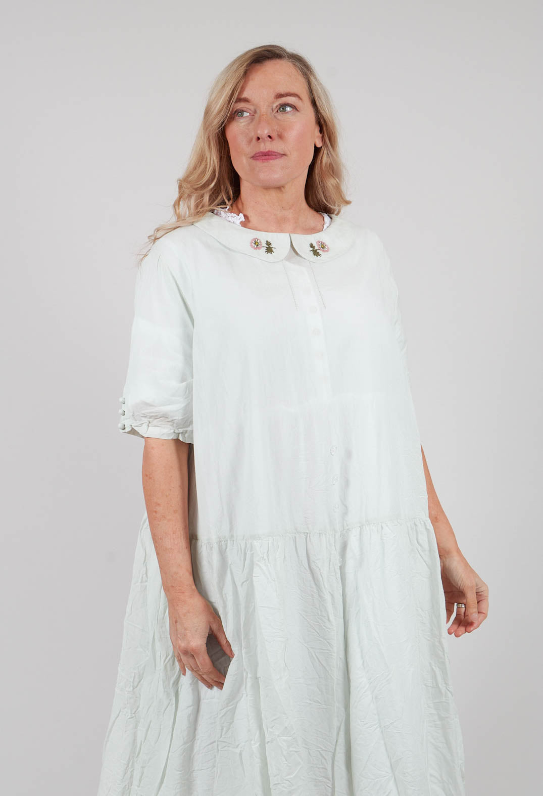 Najma Dress in Soft Jade