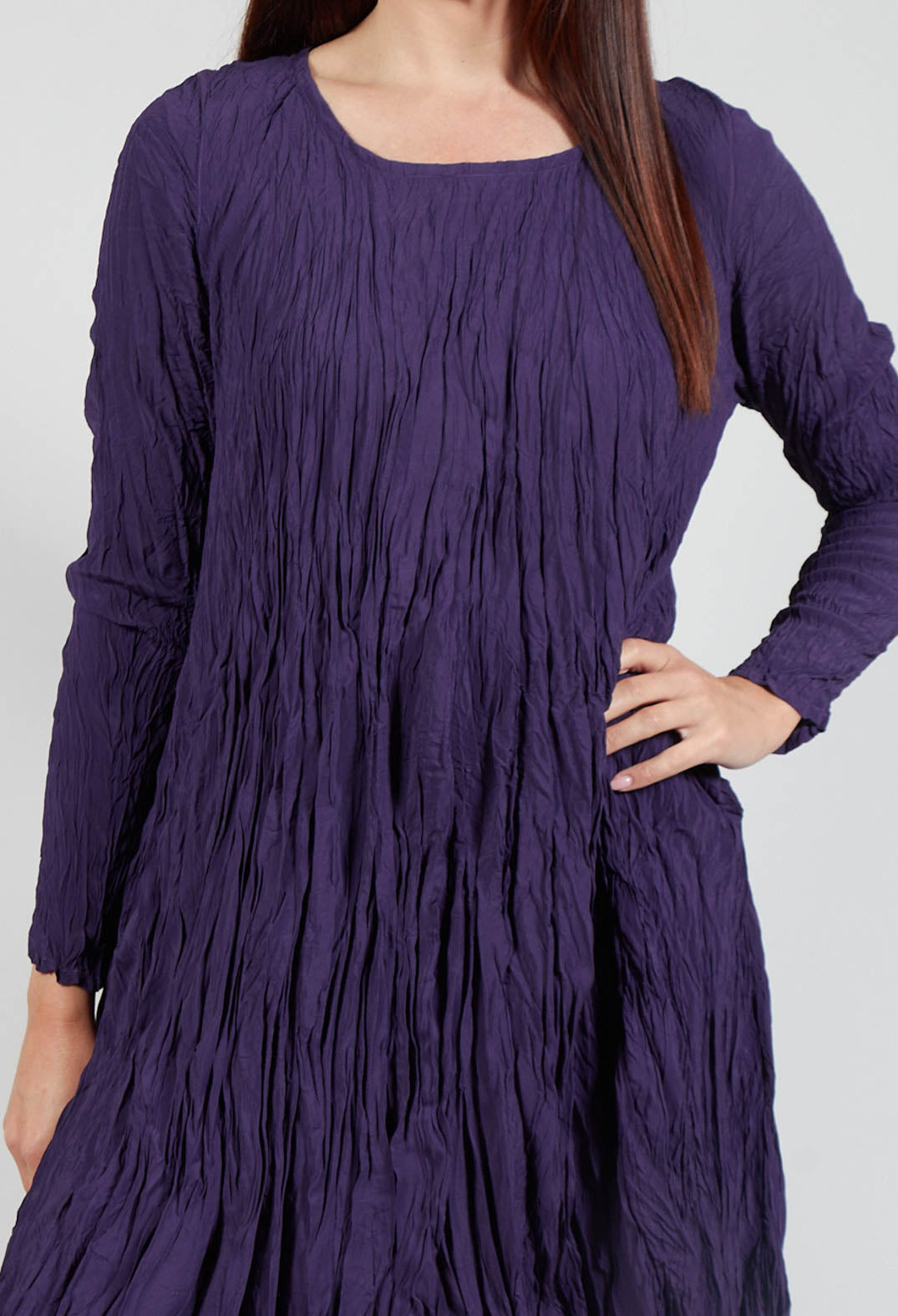 Naturgeid Dress in Eisenbahn Purple